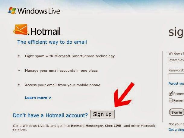 create hotmail account free